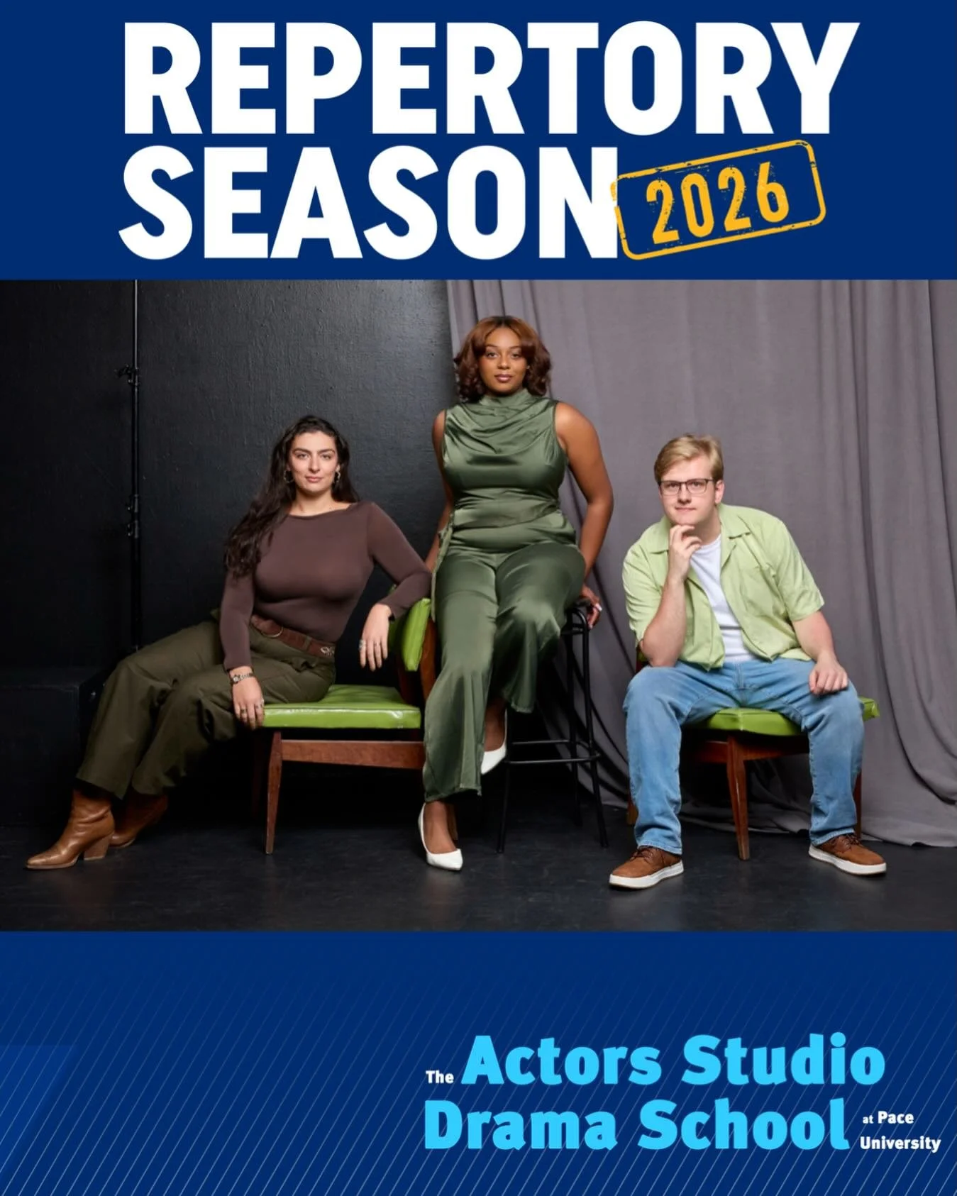 🎭 Meet the 2026 ASDS Repertory Season directors @alijanuzzi @the.aaliyahalexis and playwright @someguynamedryn who are ready to captivate audiences with their artistic talents. 

Get your tickets! 🎟️ Link in bio. ✨ 

Week 1:&ensp; April 29 - May 2,
