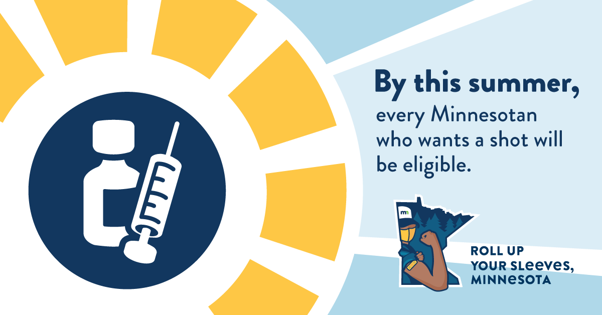 Get your vaccine! Walz opens up the vaccine to 1.8 million Minnesotans, soon everyone will have access. Also, major turn of the dials starting Monday!