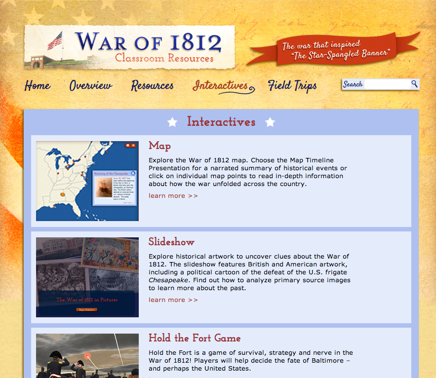 website-war-of-1812-fablevision-studios
