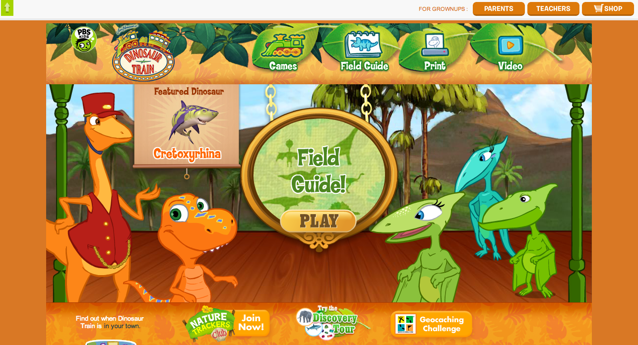 Dinosaur Train . Games