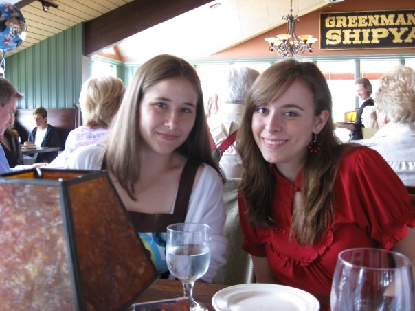  Christina and her sister