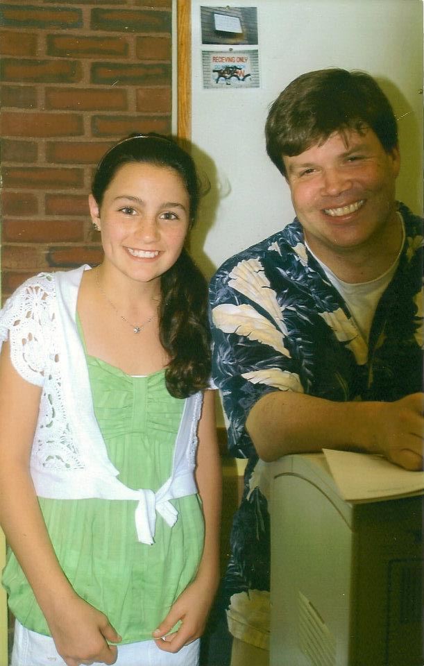 Mikaela with Mr. Barr
