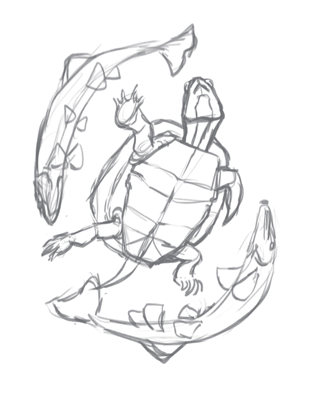eastern painted turtle pop up sketch.jpg