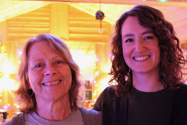Sarah with FableVision's former Executive Producer, Karen Bresnahan