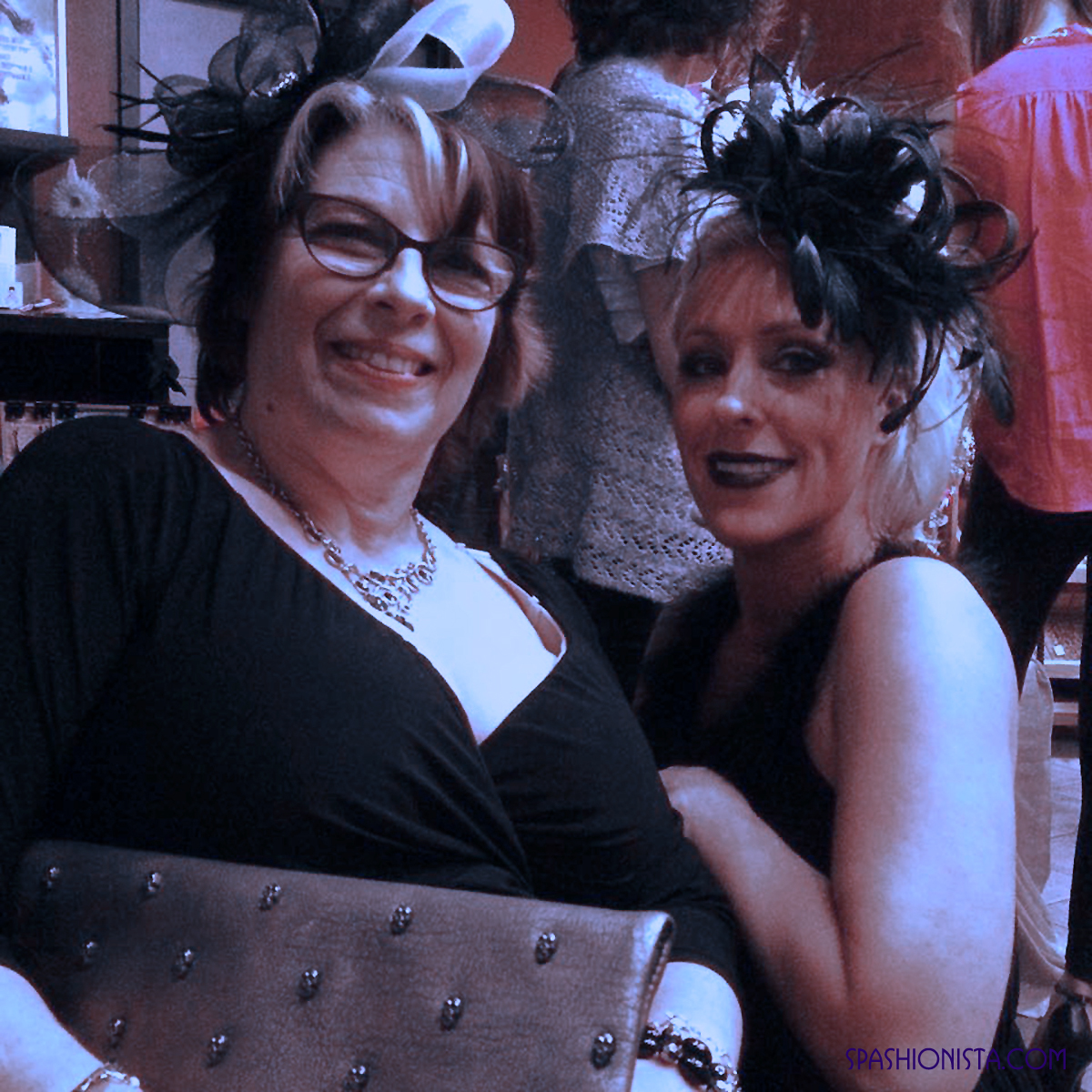 Model Danielle DeMott and I