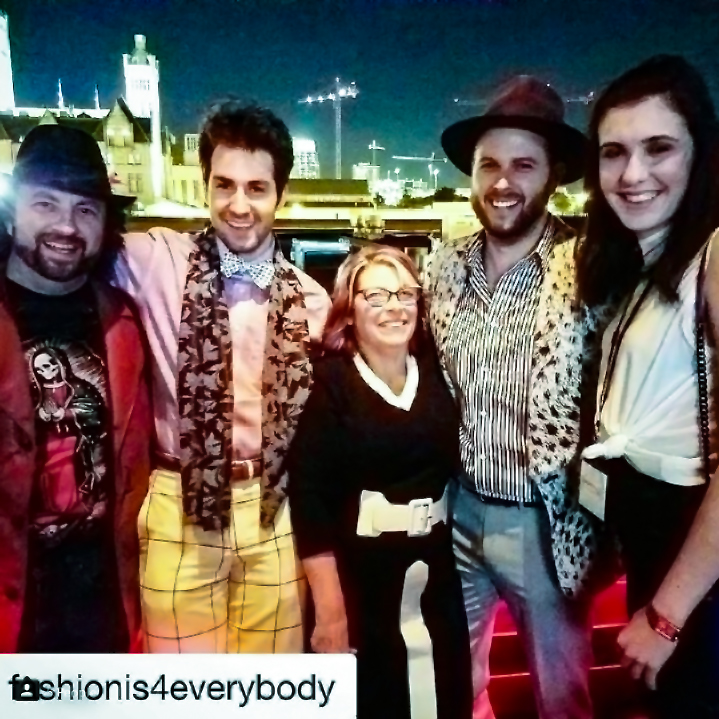 Left to Right: Clint Searcy, Eric Adler Bornhop, Me, Jason Jarrett and Maggie Stuhrenberg