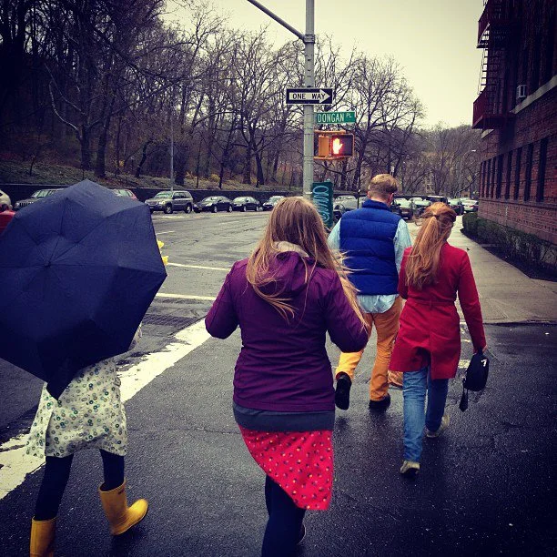 Coming home from a film shoot. NYC.