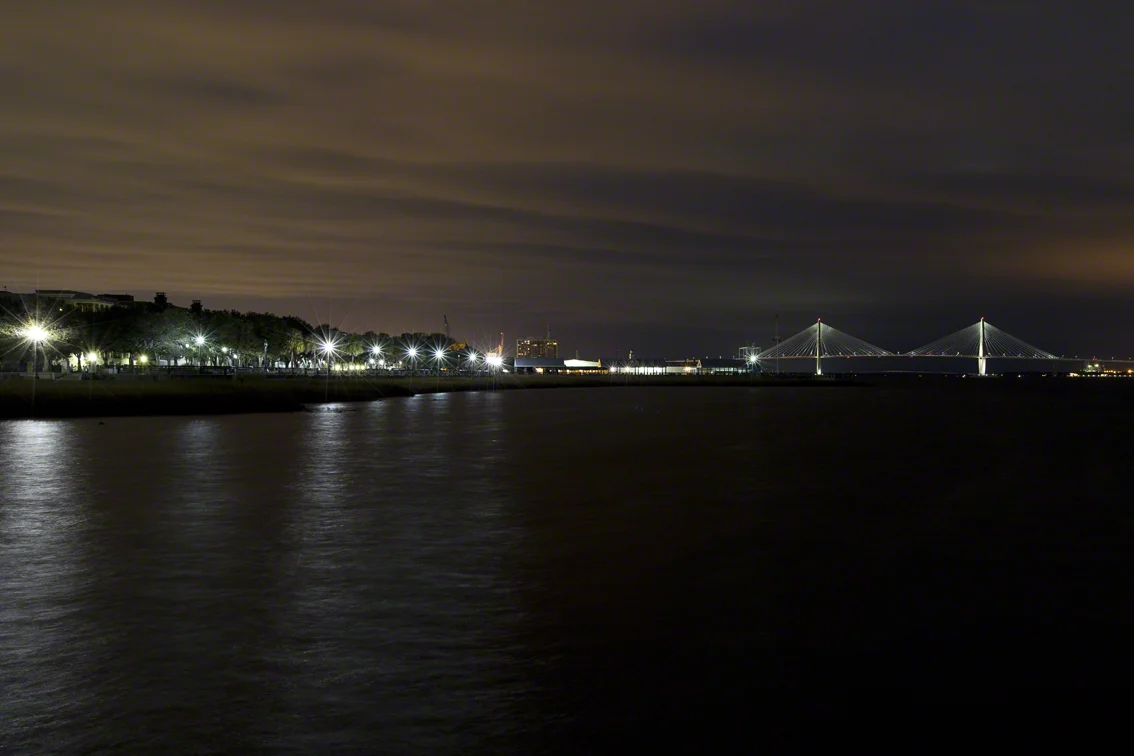 ravenel bridge and water front park