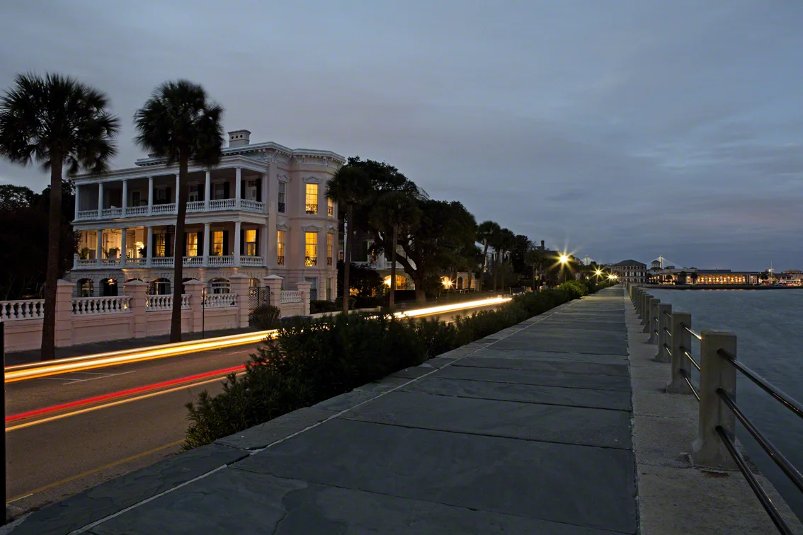 early evening on the battery