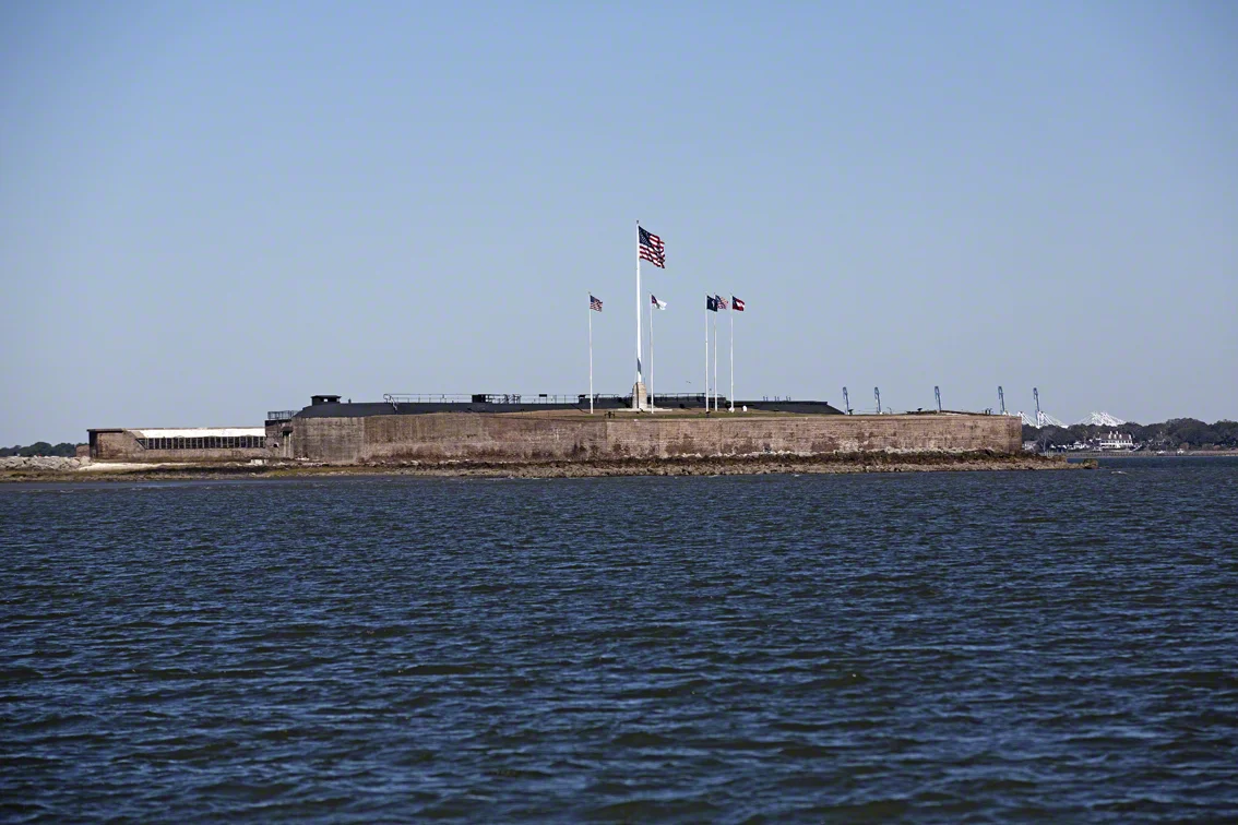 fort sumter from morris island