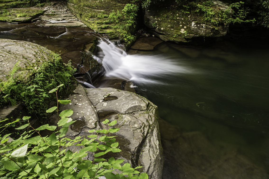 the old swimming hole on slate run, yes i jumped in, and yes it was freezing