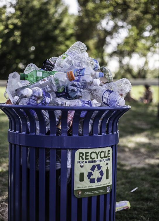 a little full, but at least folks in dc know how to recycle