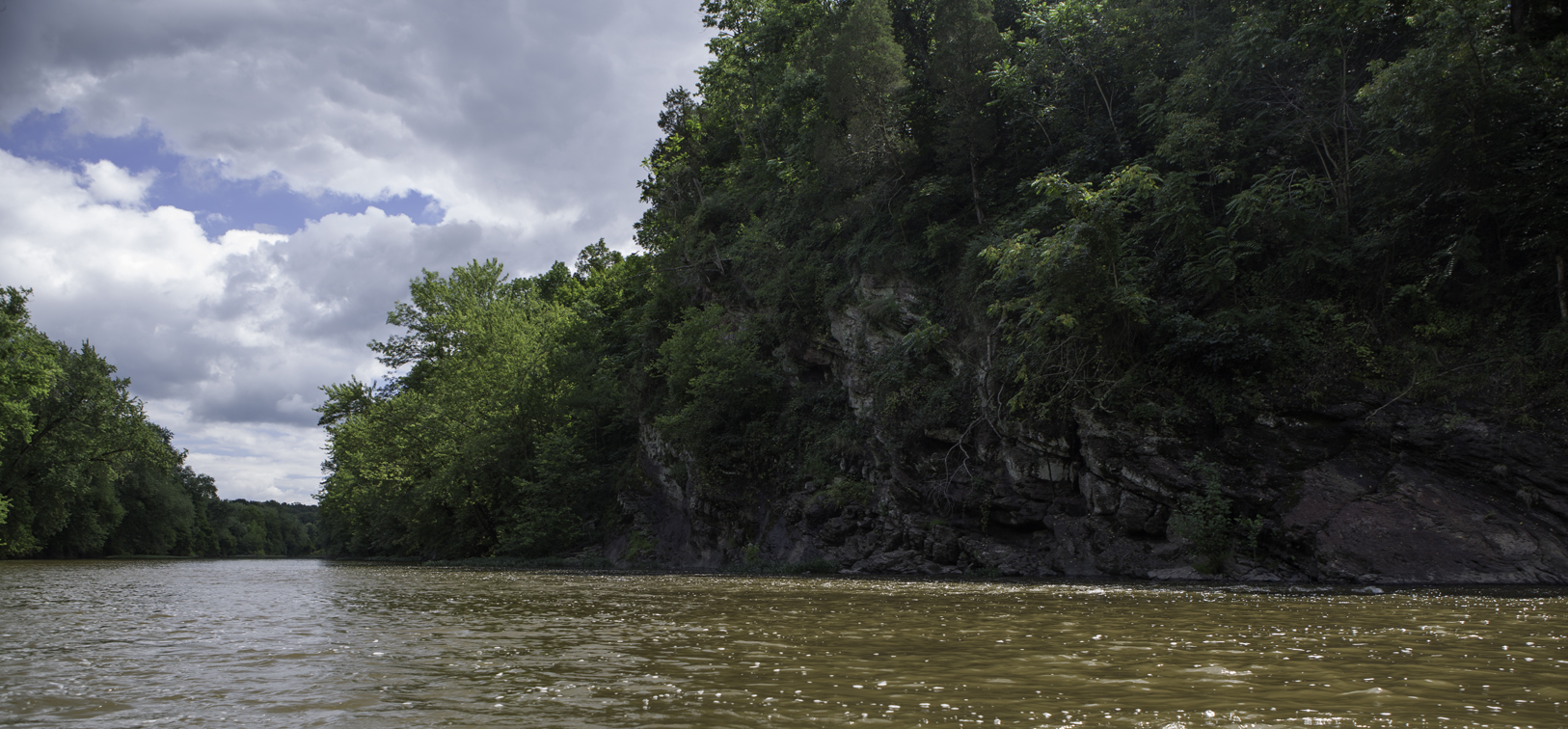 a bluff on the monocacy water trail