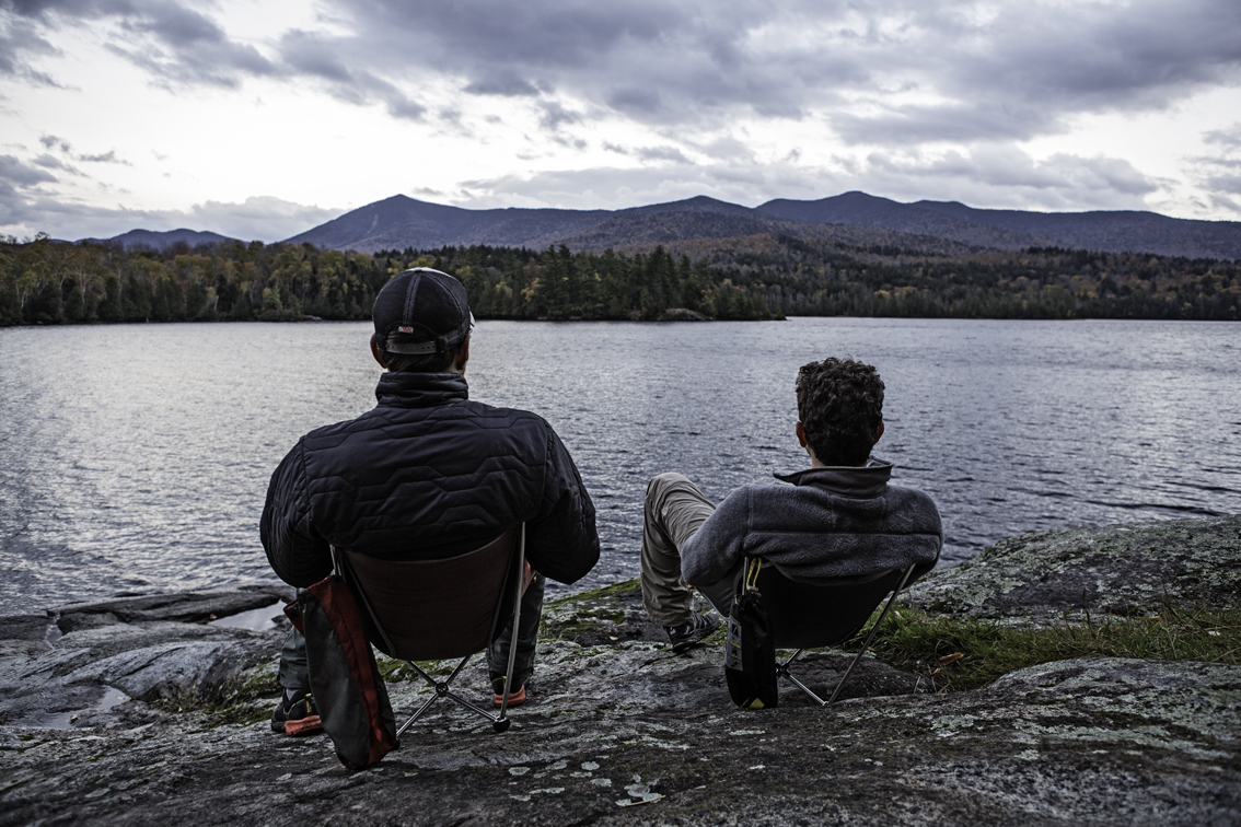 frank and i taking in the view
