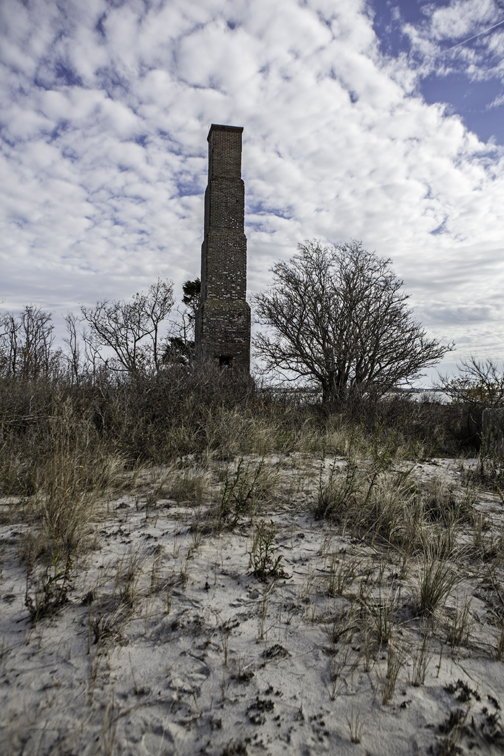 The stack on old house cove.