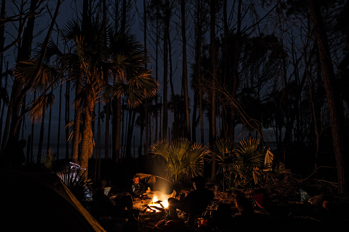 Late night camp shot.