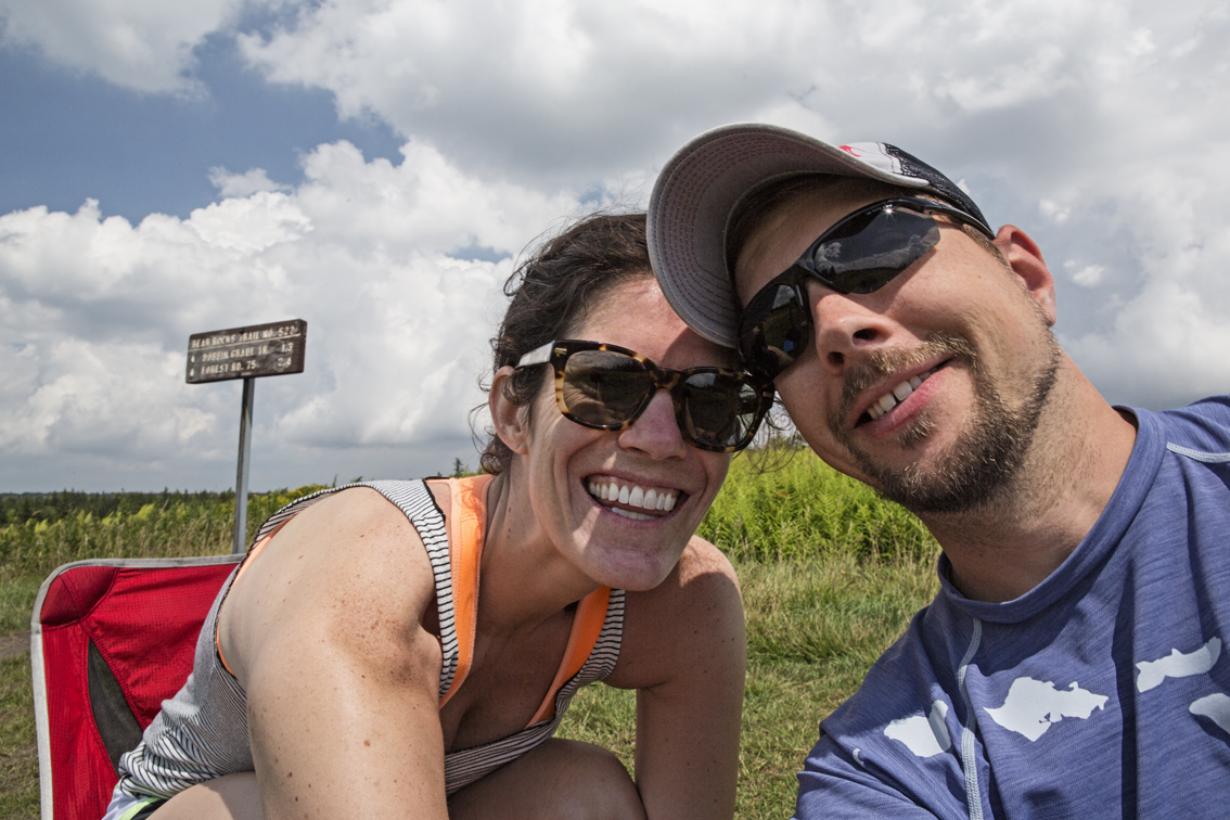 Lunch break on the hike