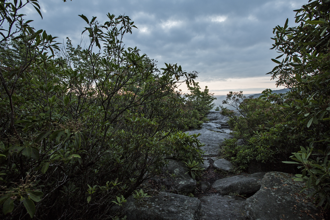 Arriving back at Table Rock for sun rise.