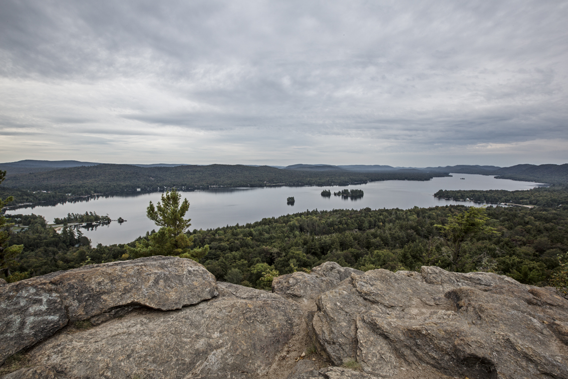 Fourth Lake from the summit of Rocky Mountain.