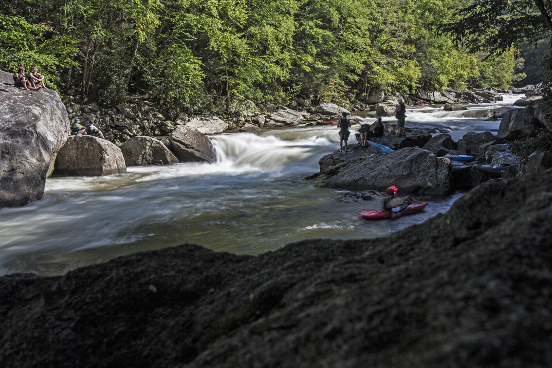 Long exposure of National Falls on the Upper Yough.