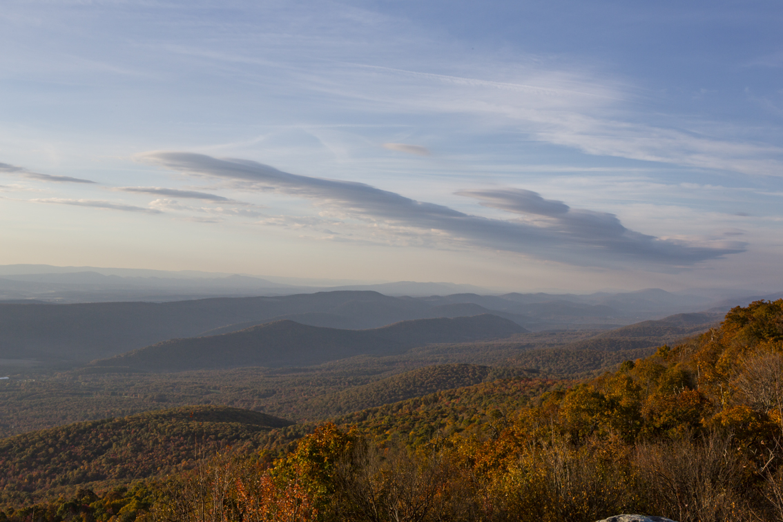 Fall colors from Dan's Rock Overlook.