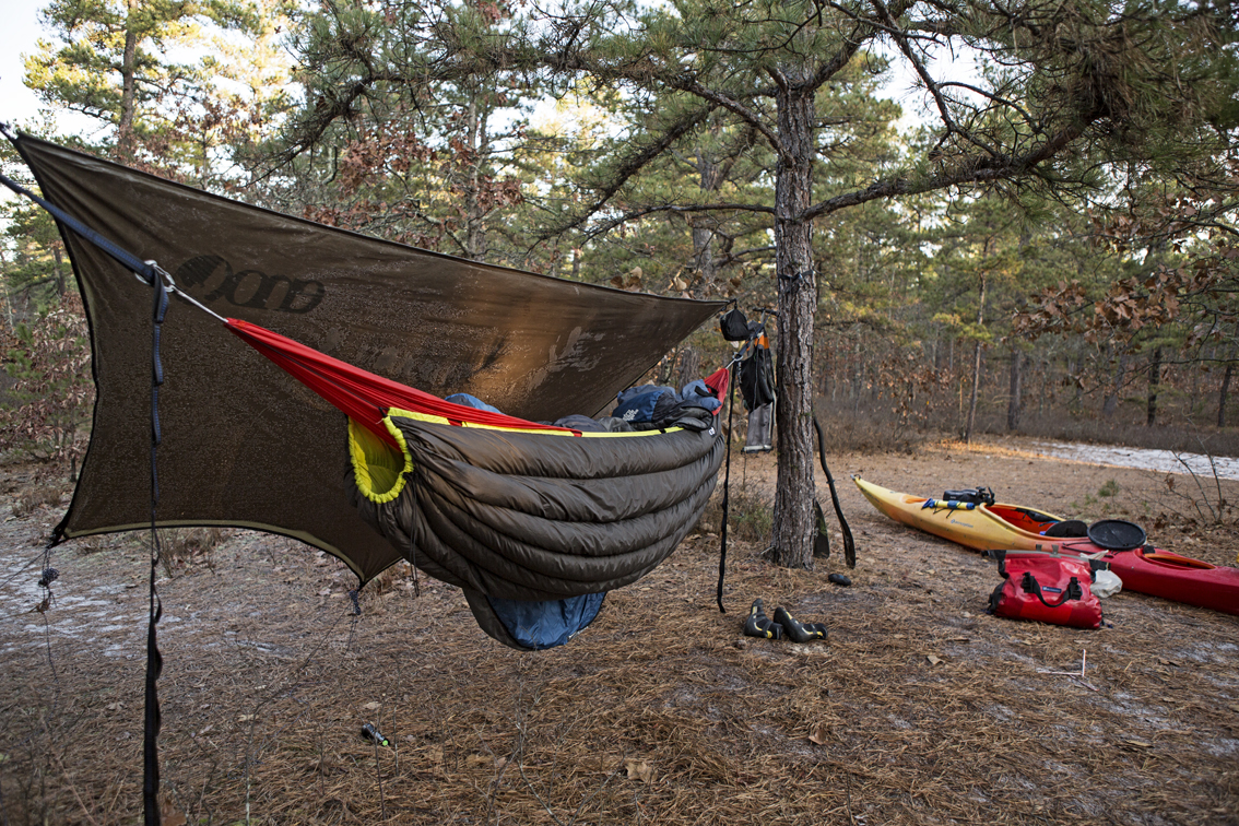 Thankfully the sun came out as we were getting moving, and began to thaw us and our gear.