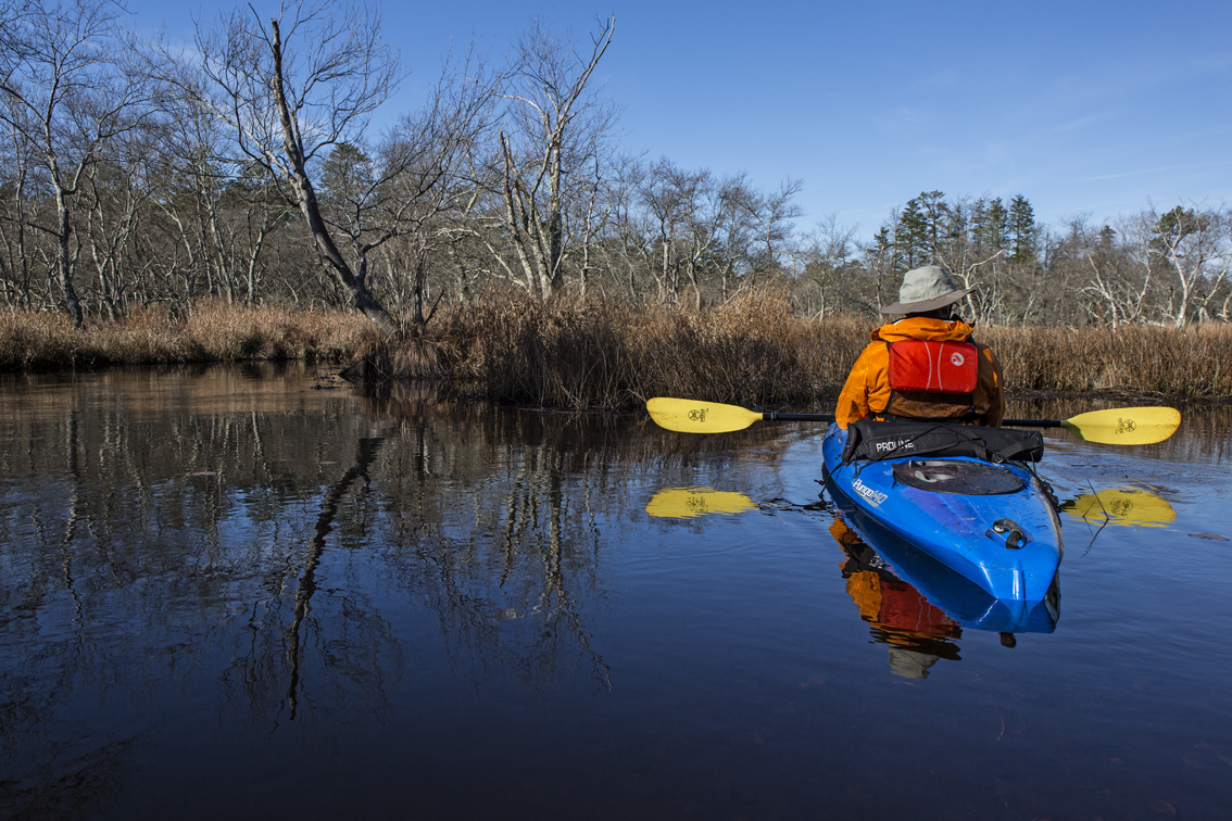 Frank chilling in a calm eddy on the Mullica river, we took advantage of these anytime we had the chance.