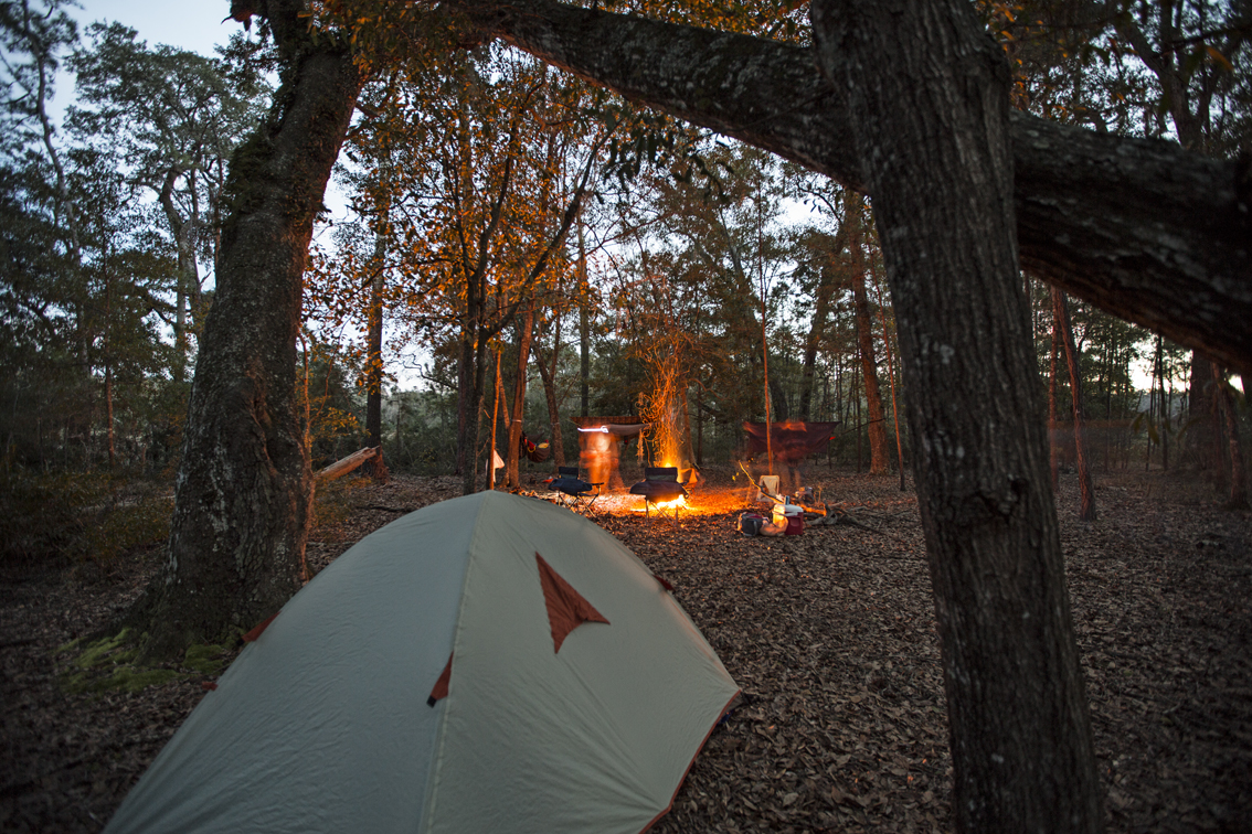 Mr Jeff still has a tent......