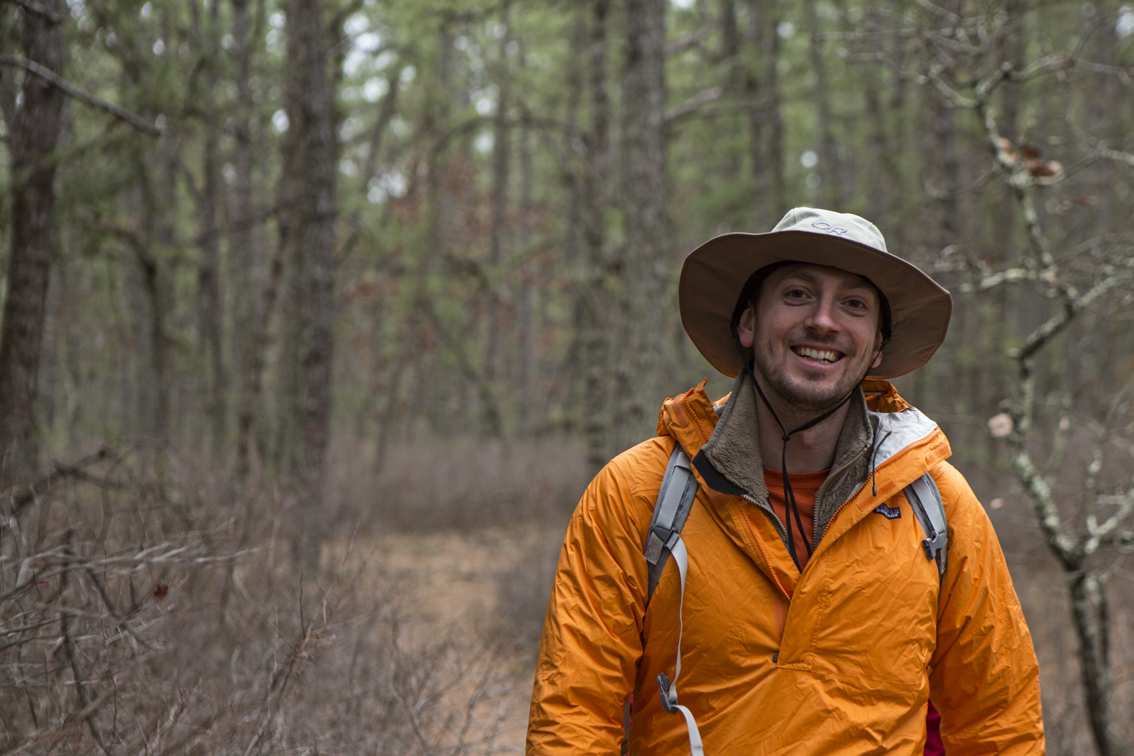 Ranger Frank on the way to Apple Pie Hill.