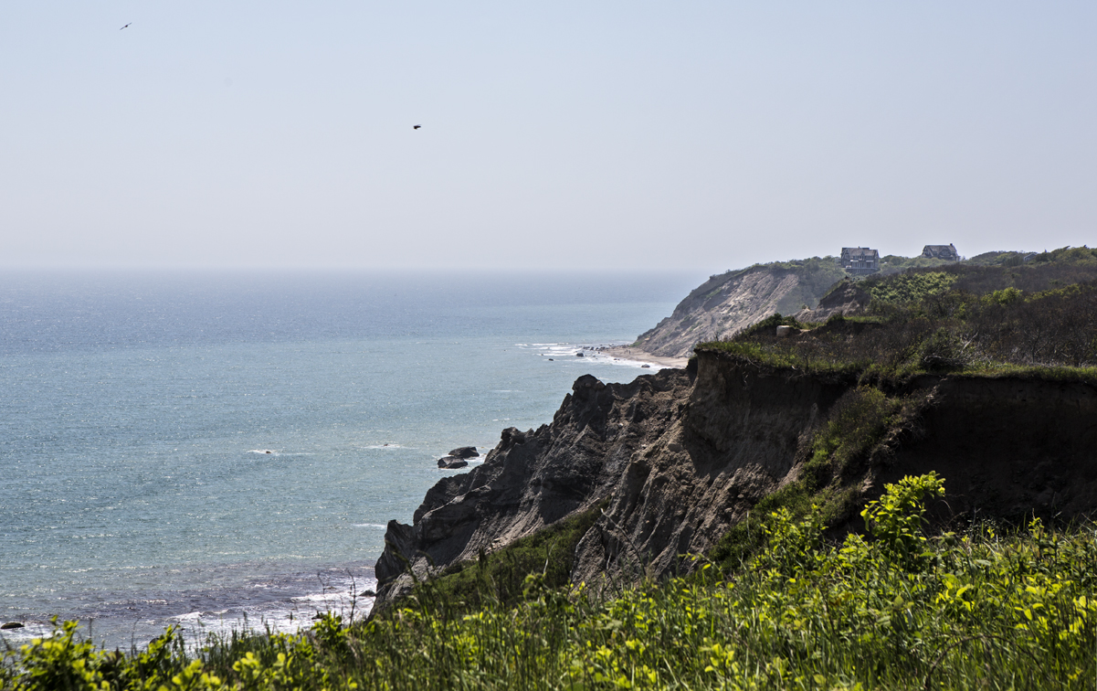 The view from Mohegan Bluffs, worth the trek.