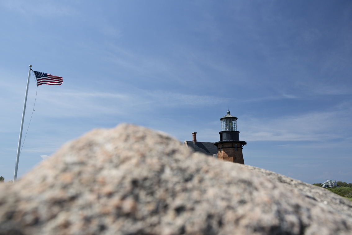 The South East lighthouse at Mohegan Bluffs
