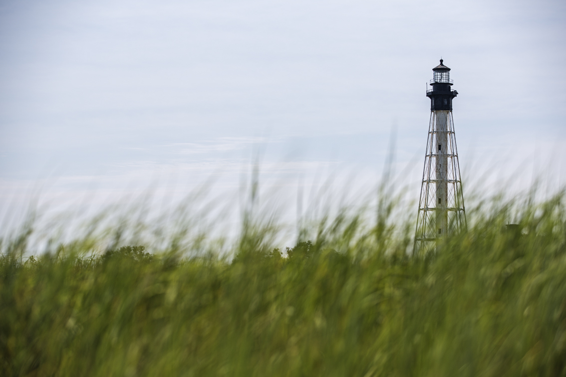 The decomissioned Cape Charles Lighthouse, which happens to be the second tallest in the US, right behind the Cape Hatteras Light.