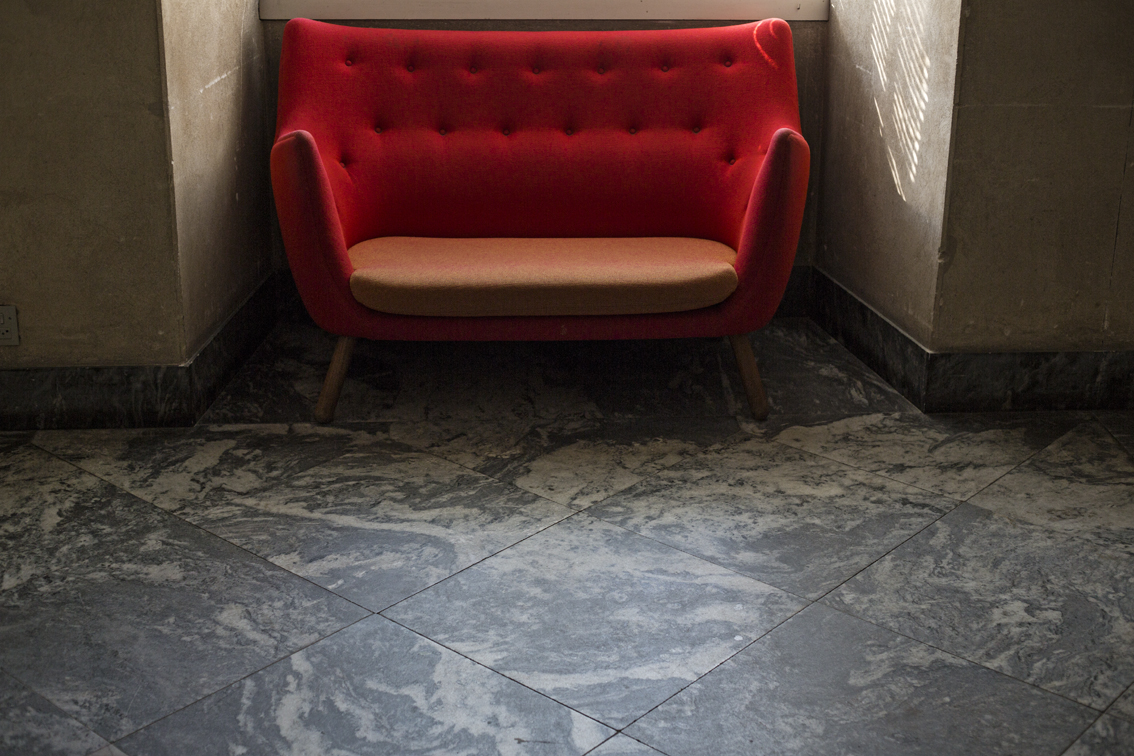 A sweet sofa in the design museum.