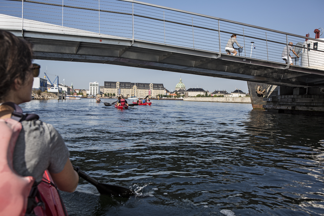 Sloane took the bow position, and did a great job paddling while I took photos.