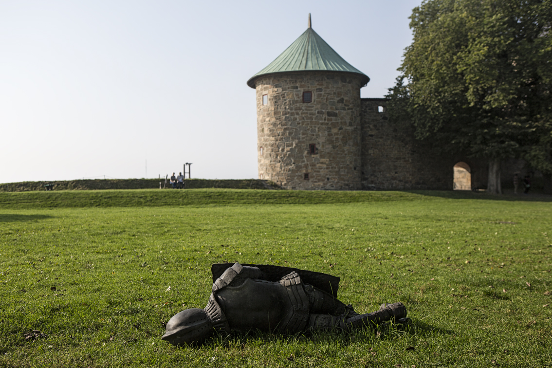 Fallen soldier at Akershus.