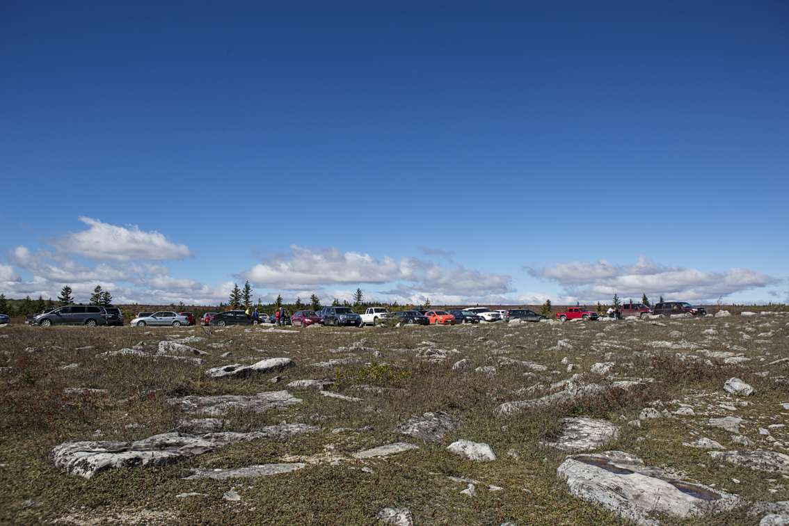 When we got back to the trail head, it looked like a parking lot for Disney World, there were people everywhere. 
