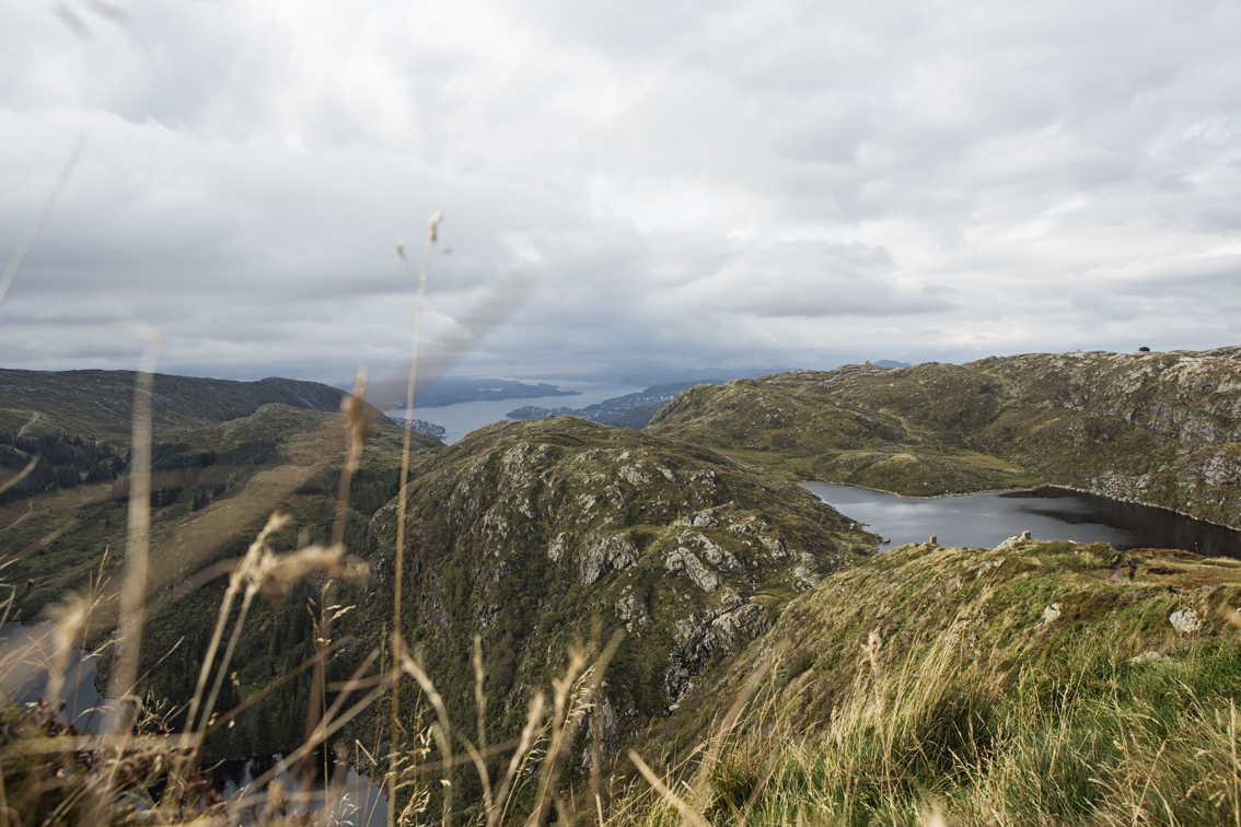The lakes in the foreground of this image are part of the drinking water reservoir system in Bergen. Some of the prettiest reservoirs I have ever seen.