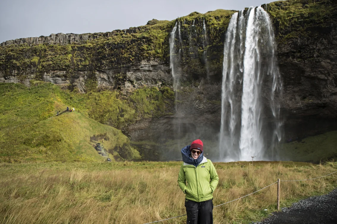 Seljalandsfoss. Creative cropping here, to camera right is hoards of people taking the same picture.