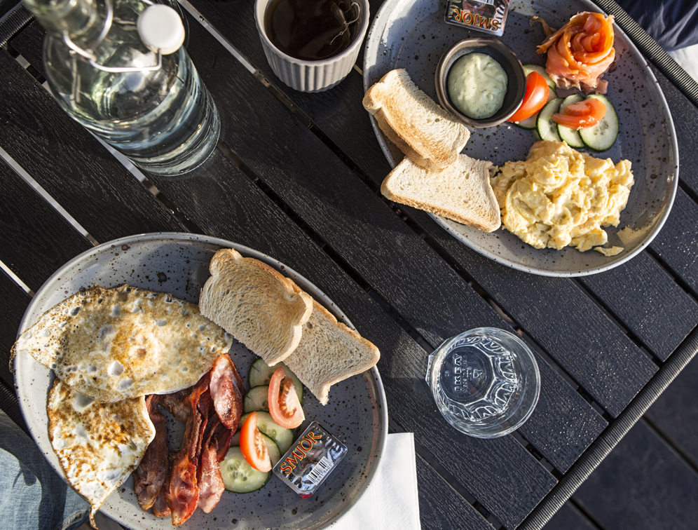 Killer breakfast at Kaffivagninn.