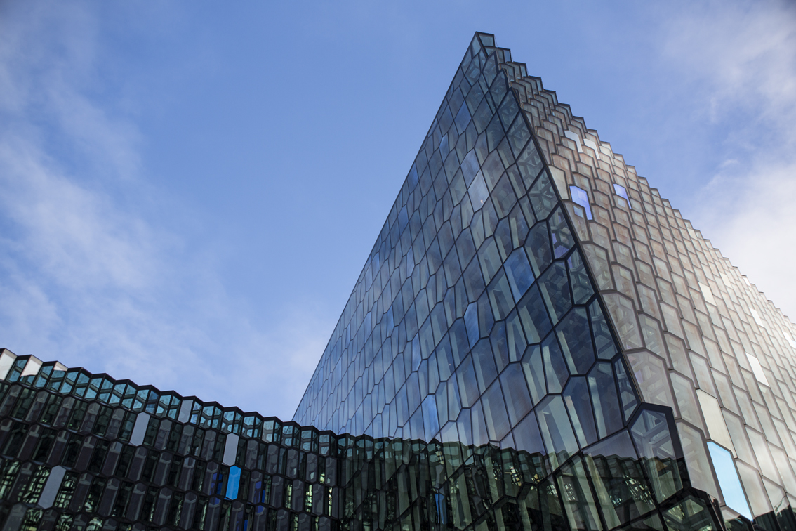 Harpa, Reykjavic's stunning concert hall and conference center.