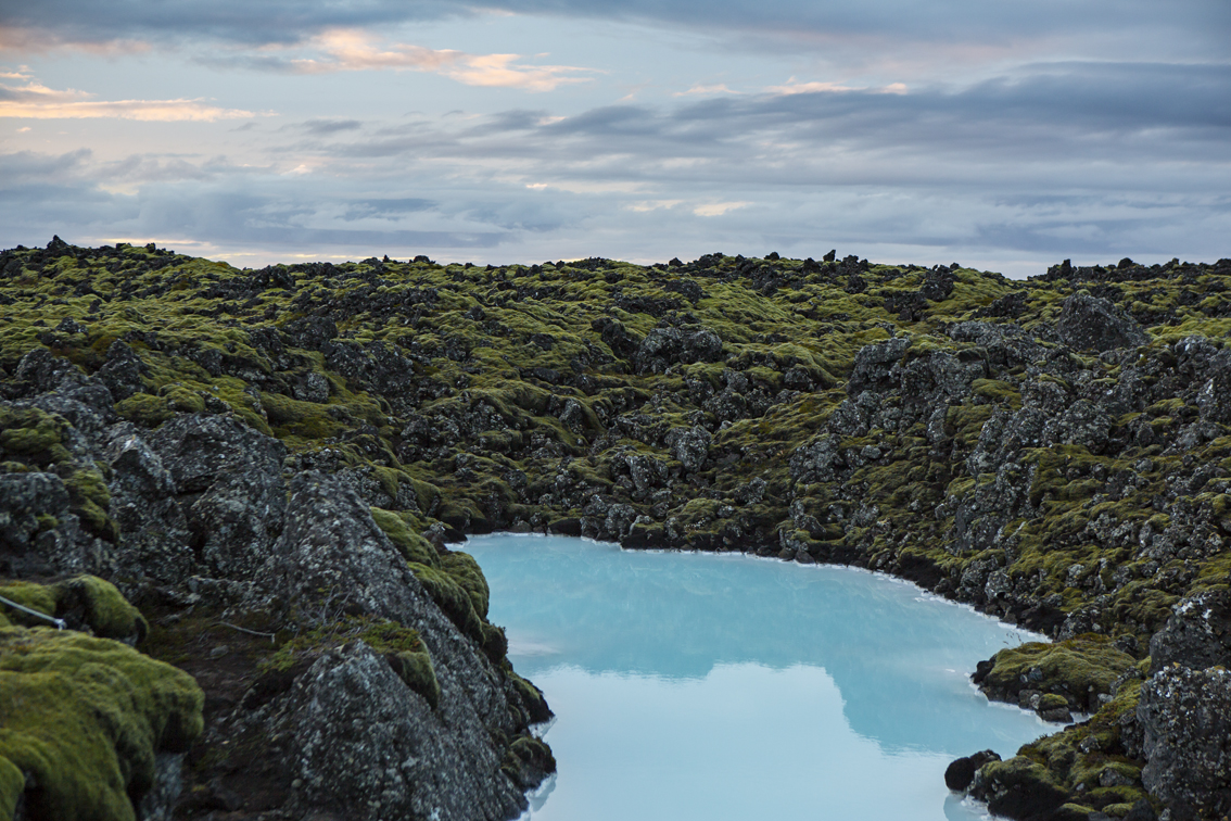 Some of that famous milky blue water outside of the Blue Lagoon.