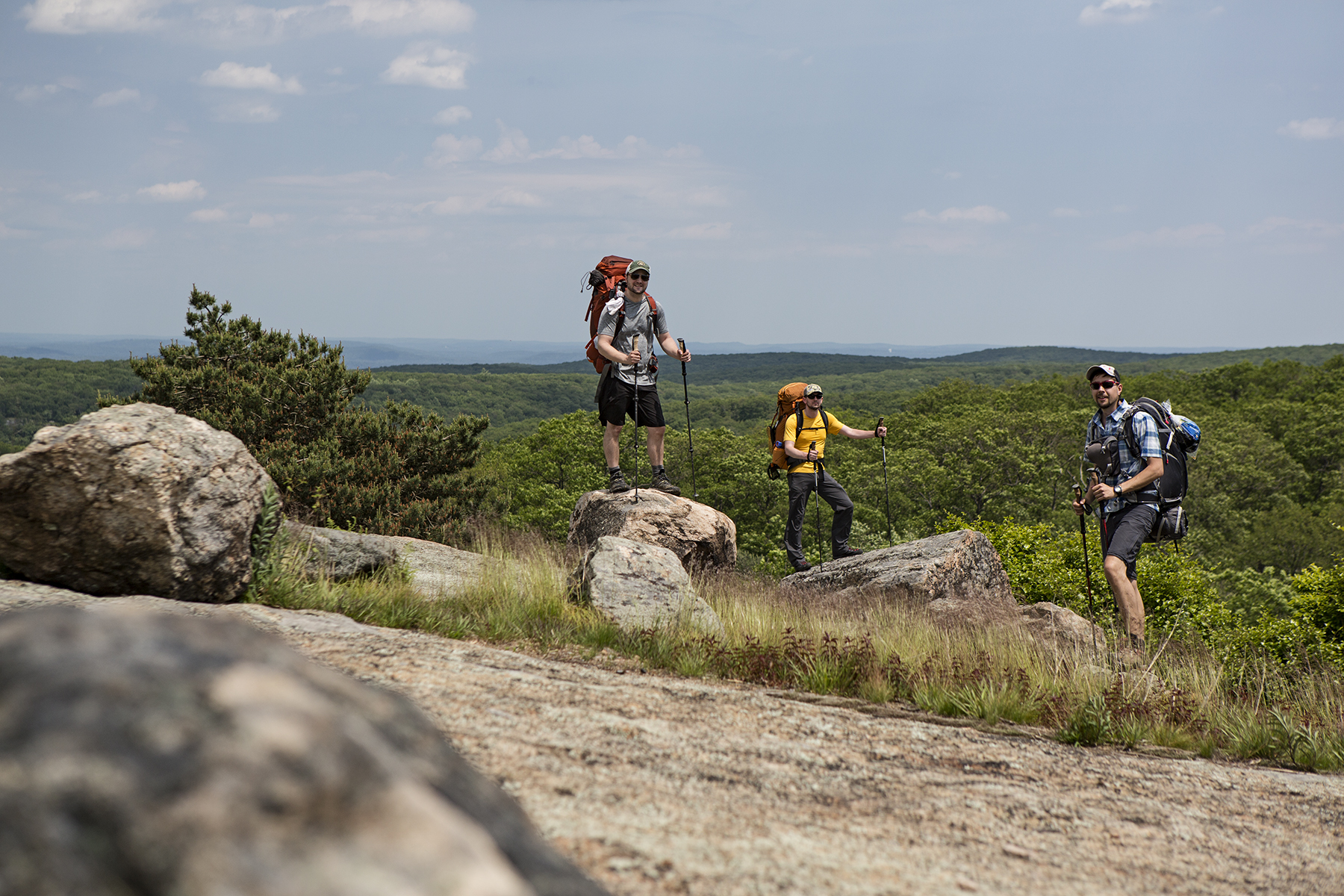The crew on Hogencamp Mt.