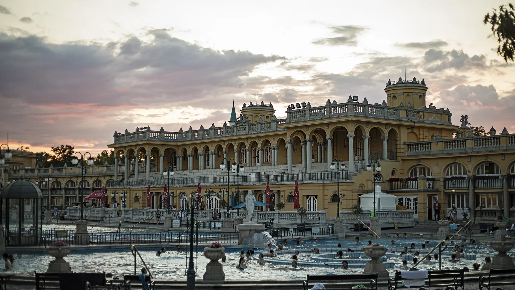 Szechenyi thermal baths - very affordable massages.