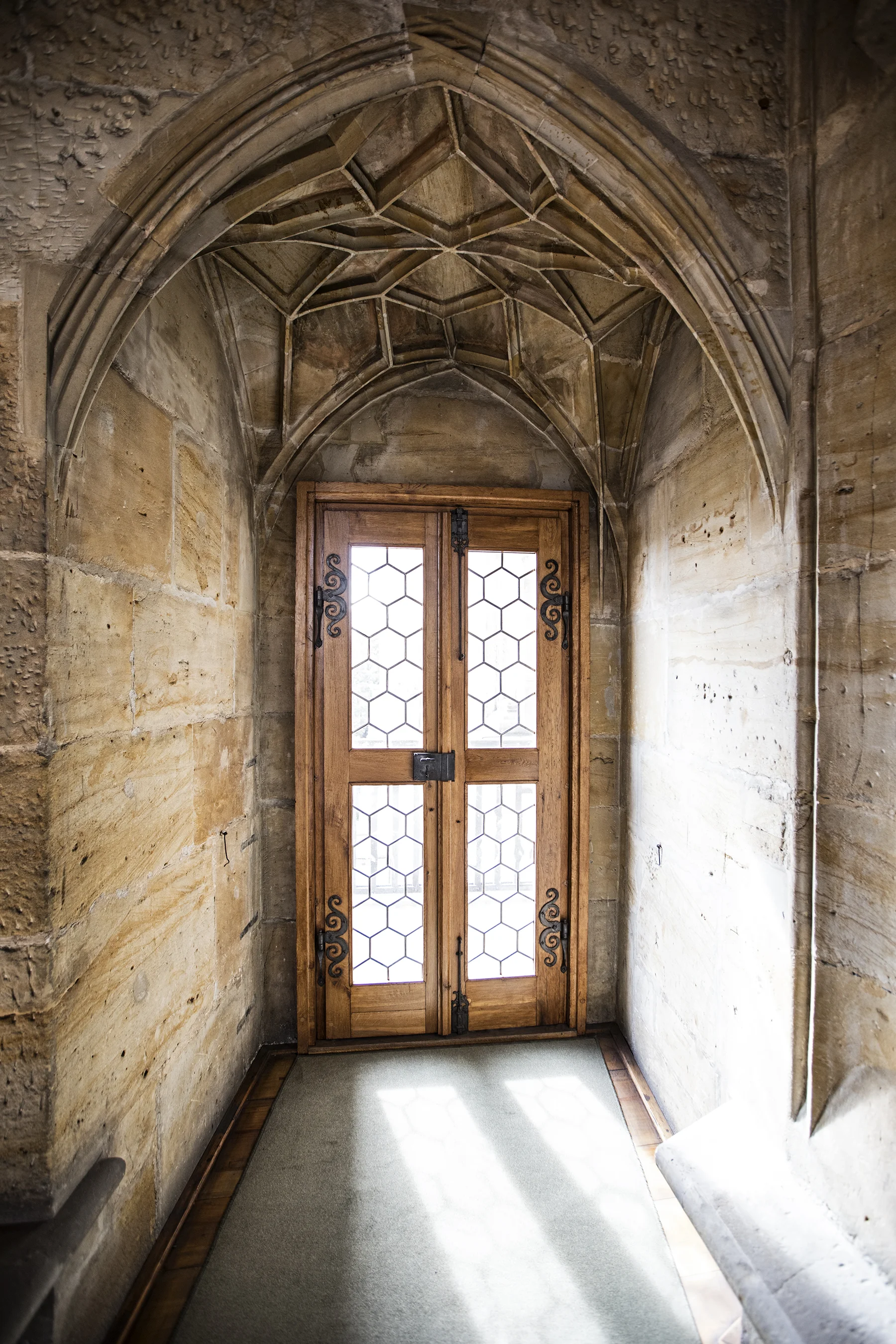 A doorway in the old Royal Palace.