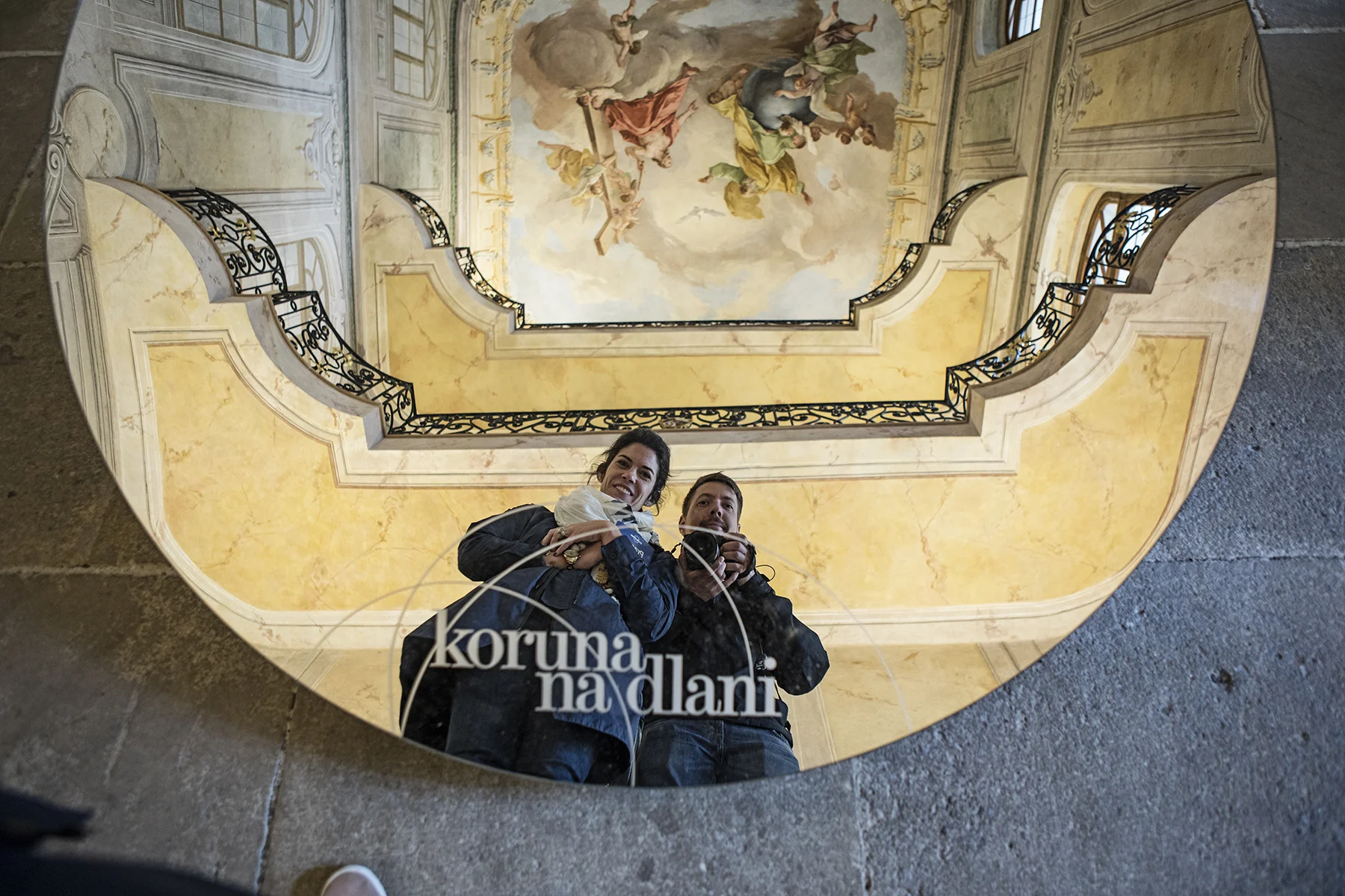 Some mural, somewhere, in a castle building.