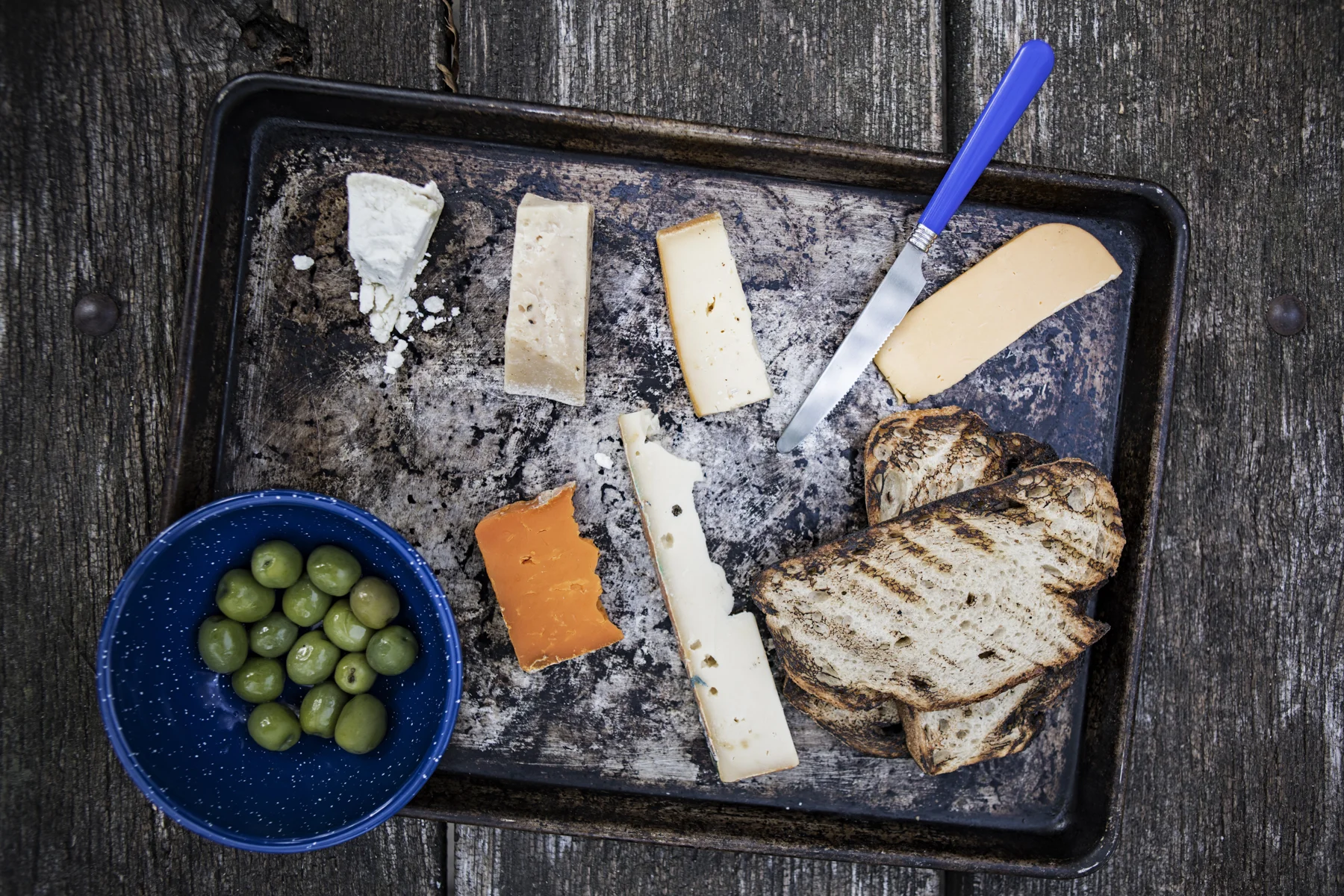 All the cheeses.
