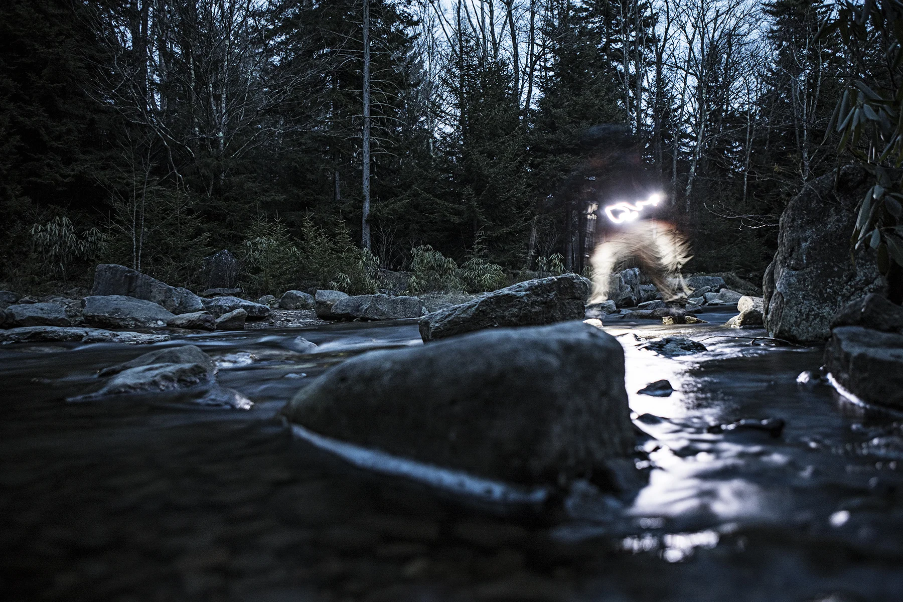 Late night creek crossings.