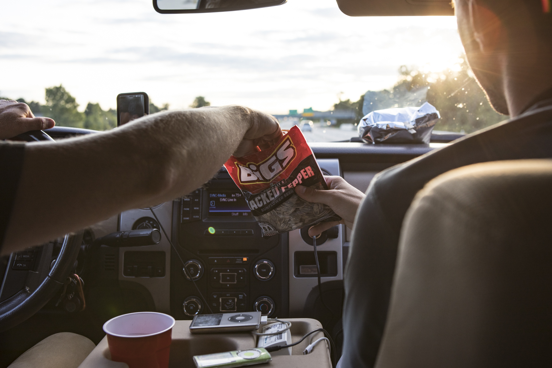 Lunch, dinner, late night snack. We ate so many sunflower seeds on this trip.