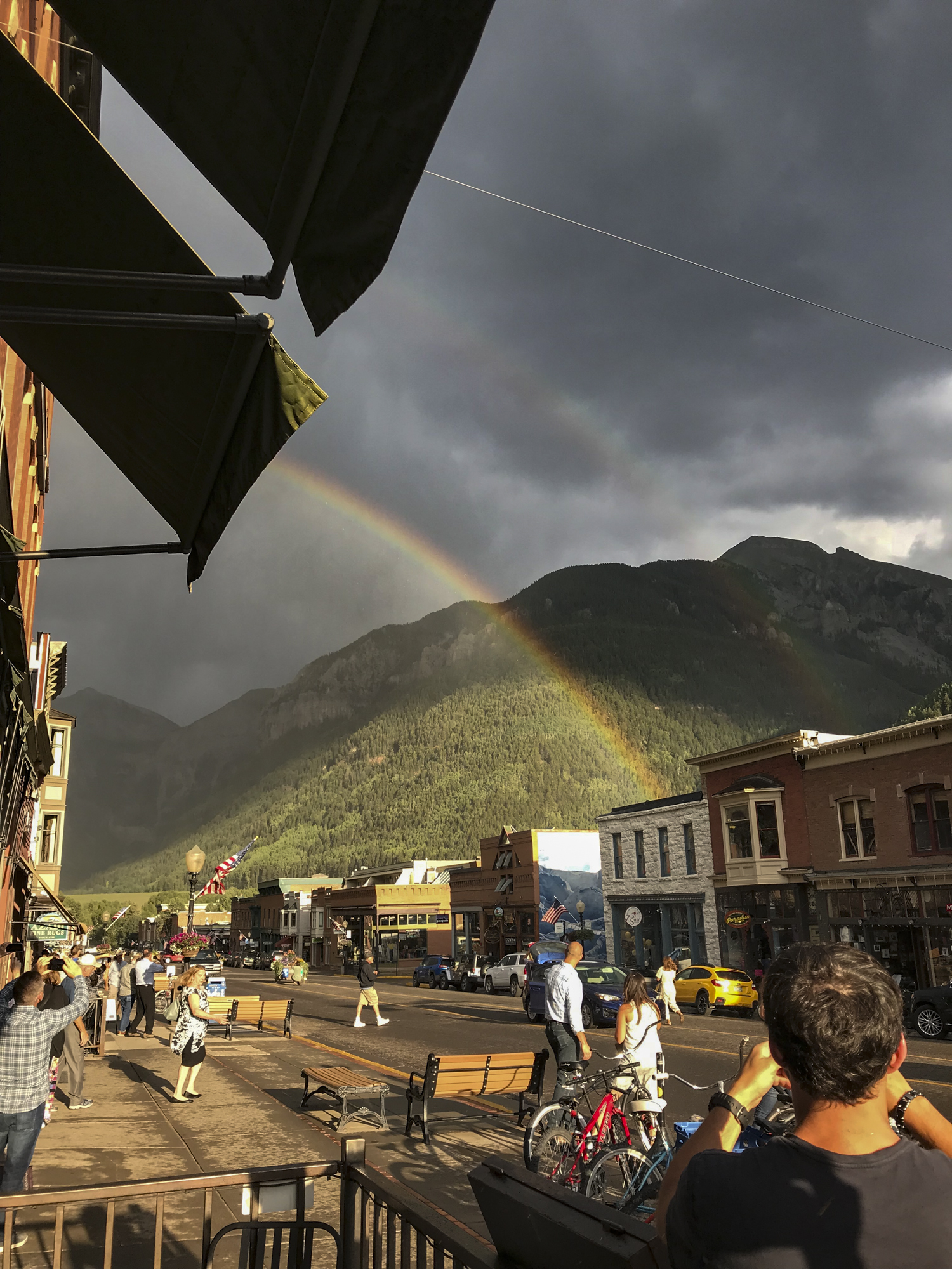 Telluride, the city of rainbows.