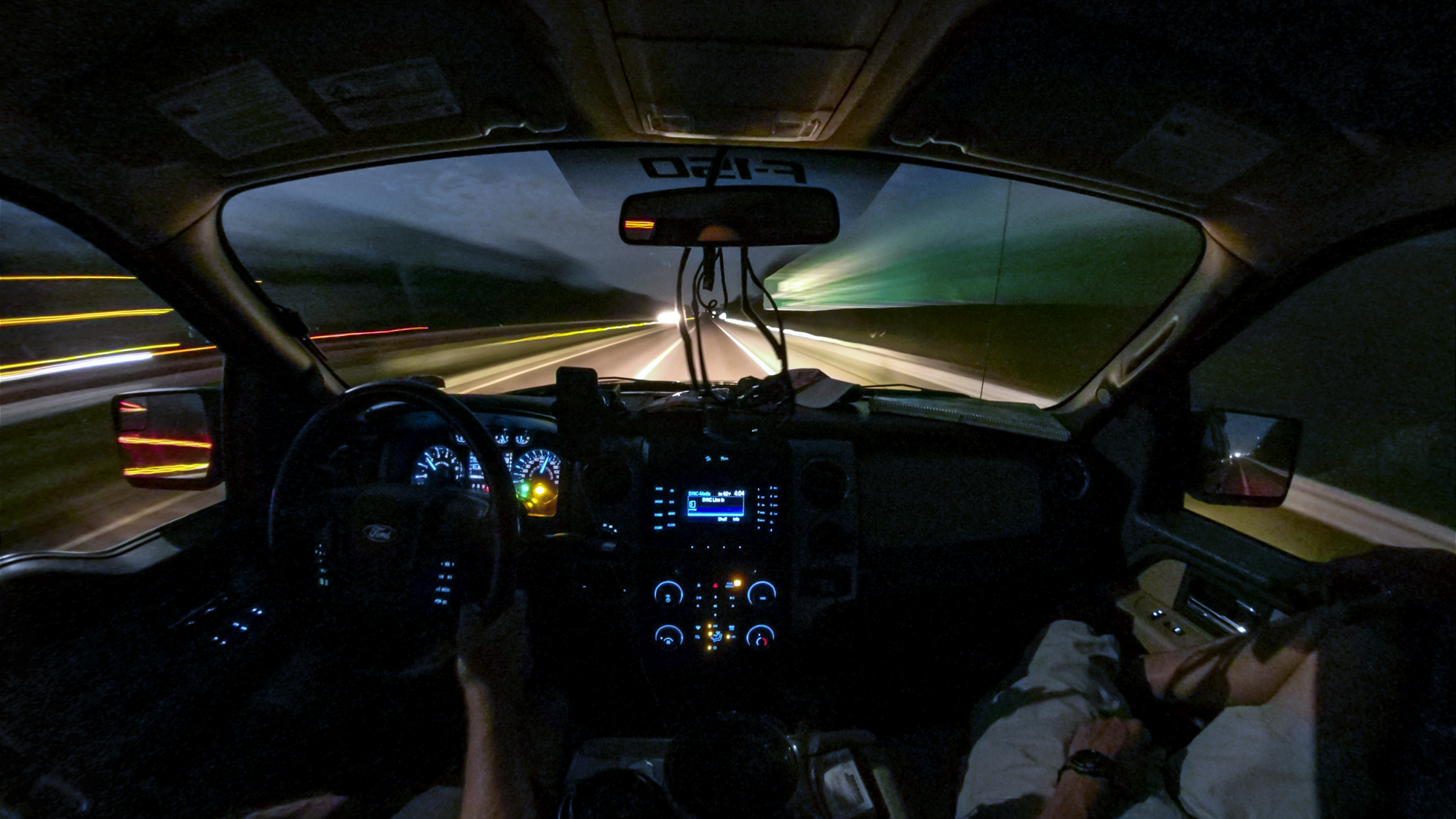 Entering ludicrous speed (spaceballs) sometime around 330 AM on I-70 in Kansas